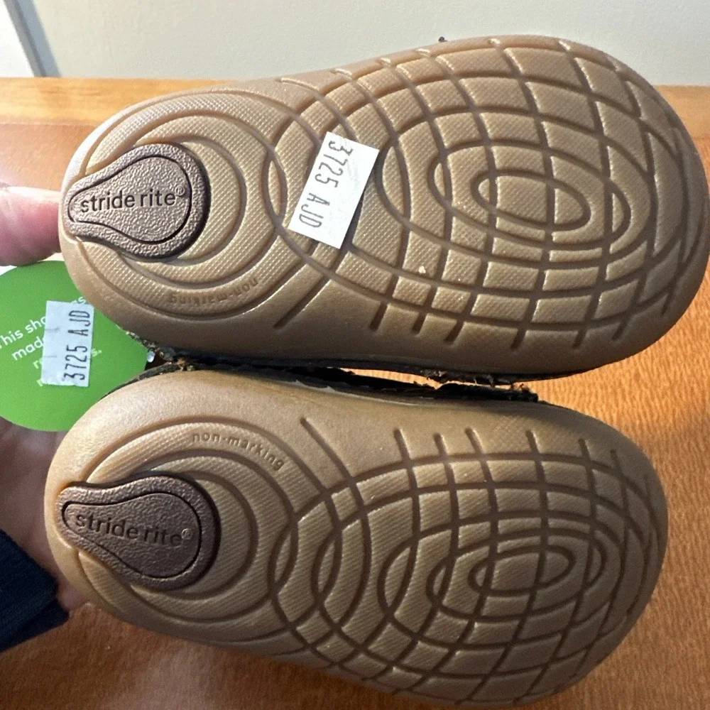 Stride Rite Baby Boys‎ SM Jodie Sneaker, Brown, 3M Infant NEW